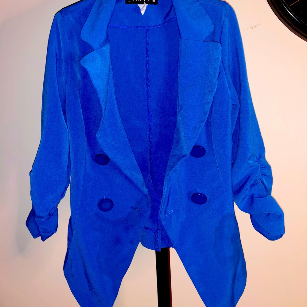 BLUE blazer like too
